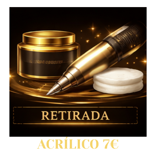 Retirada de acrílico